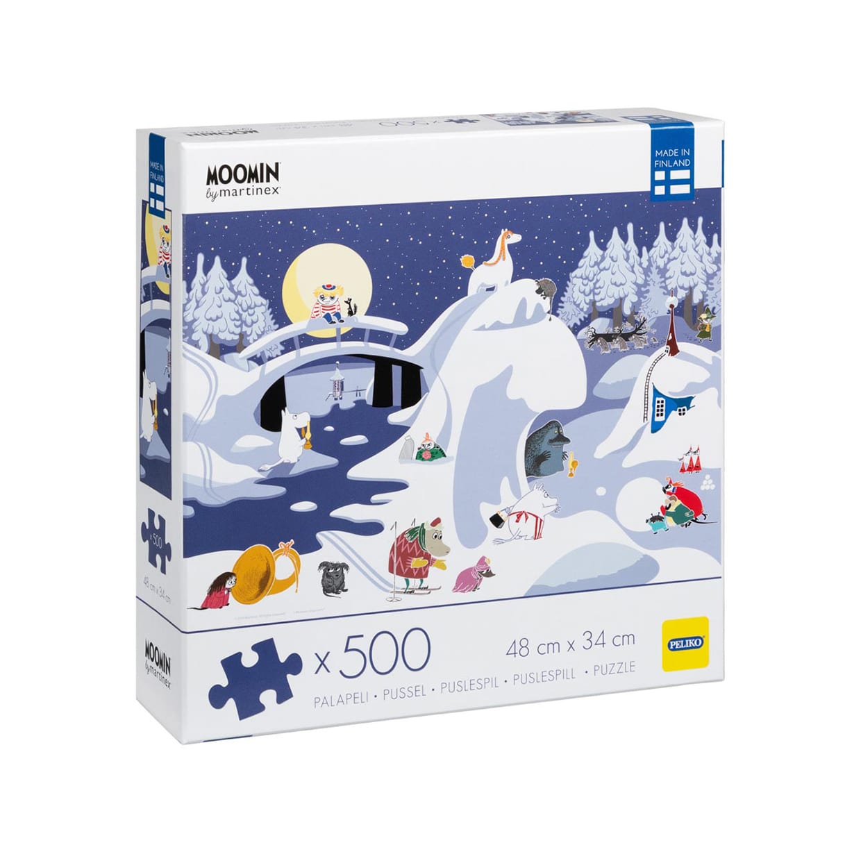 Moomin Jigsaw Puzzle 500 Pieces Winter Scenery | Martinex